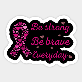 Breast cancer awareness support gift october pink ribbon, breast cancer awareness notebook tee artwork.. Sticker